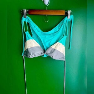 Body Glove String Bikini Set Top & Bottom Size M Medium COLOR BLOCK!